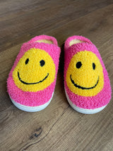 Smiley Face Women's Slippers (5/6) - BinxBerry Consignment