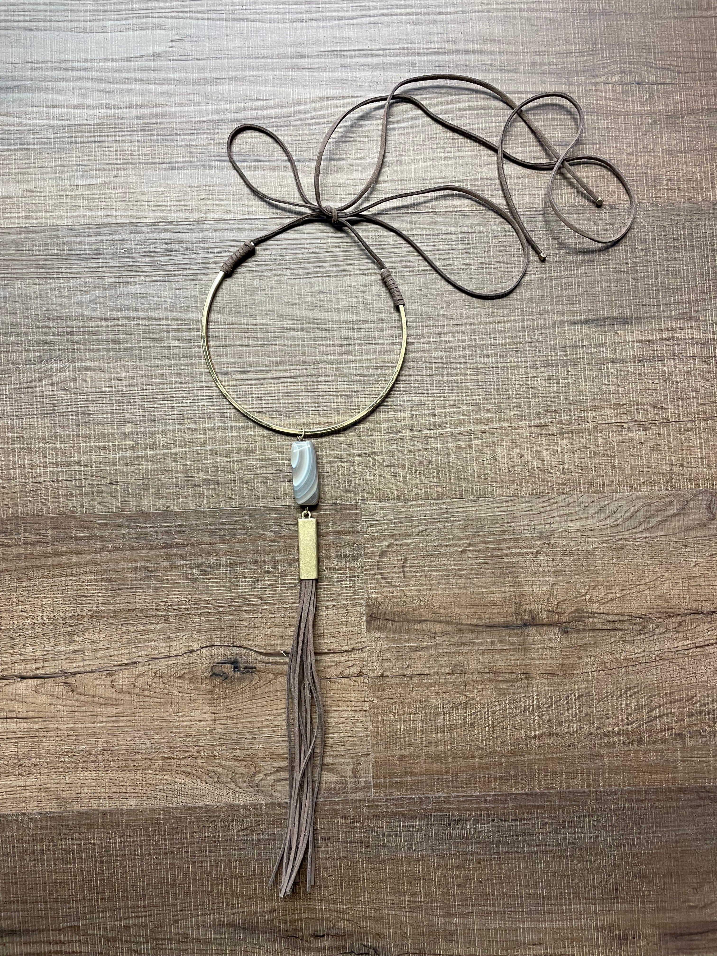 Boho-Style Lariat Necklace - BinxBerry Consignment