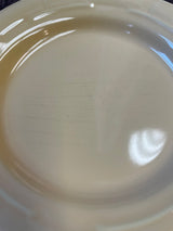 Longaberger Pottery Woven Traditions Butternut Yellow 7.25" Plate
