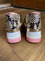 Michael Kors Felix Trainer Tech Canvas Women's Wedge Sneaker (6M)