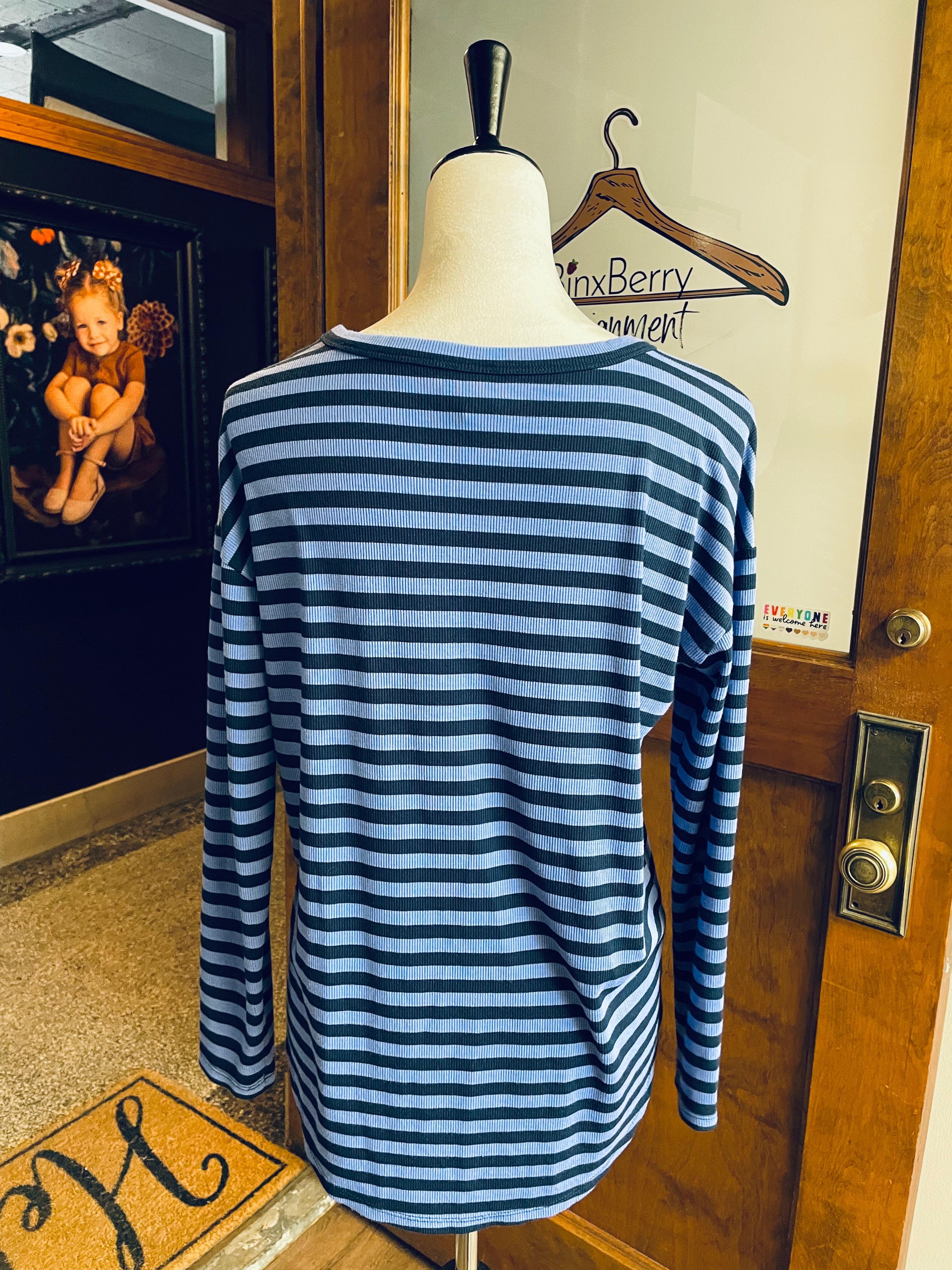 Lou & Grey Ribbed Long Sleeved Top (S) - BinxBerry Consignment