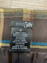 East 5th Vtg Plaid Skirt (10)