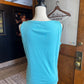 Talbots Sleeveless Turquoise Tee (M)