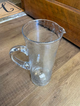 12" Bubble Glass Pitcher