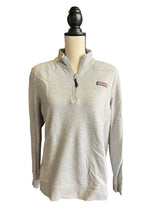 Vineyard Vines Women's Quarter Zip Heathered Gray (XL)