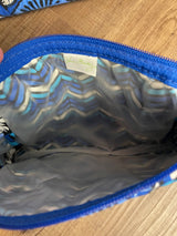 Vera Bradley Blue Bayou Grand Traveler + Cosmetic Bag