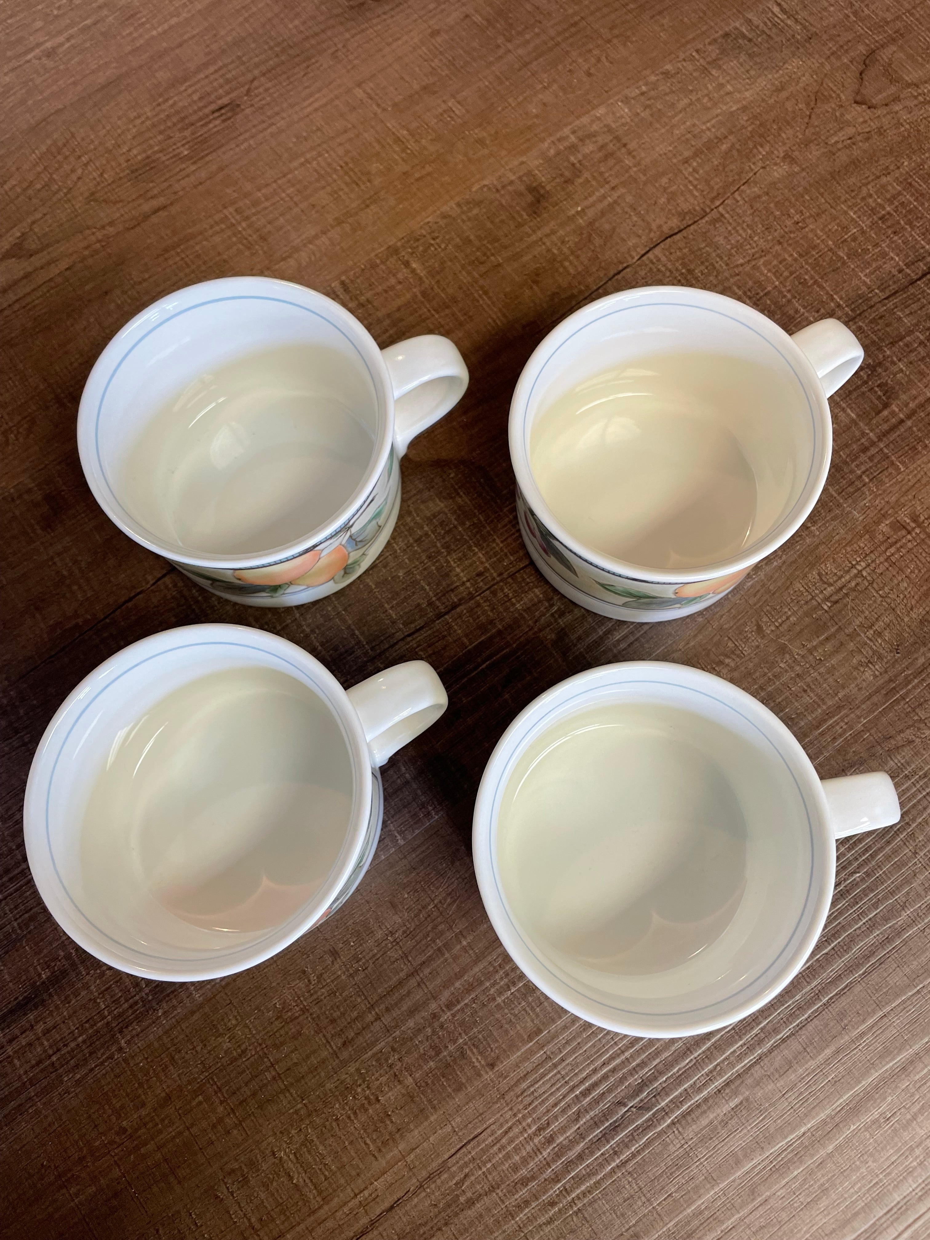 Mikasa Garden Harvest 8oz Coffee Mug/Teacup (Set of 4)