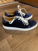 Kate Spade Blue Velvet Fleet Quilted Women's Sneakers (6B)