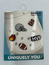 Crocs Football Star 5-Pack NWT Jibbitz Charm Set