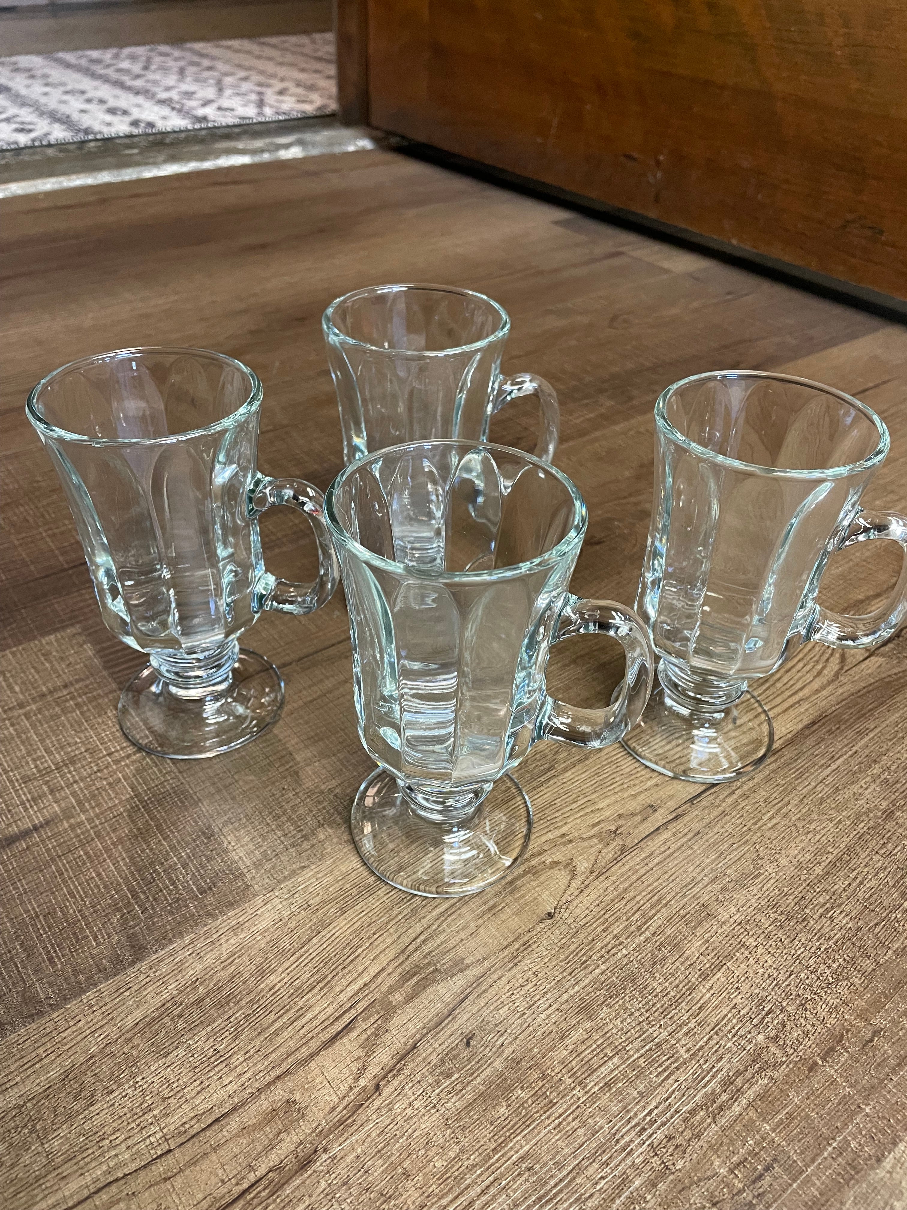 Libbey Set of Four 8oz Milan Irish Coffee Mugs