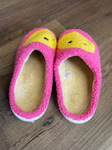Smiley Face Women's Slippers (5/6) - BinxBerry Consignment