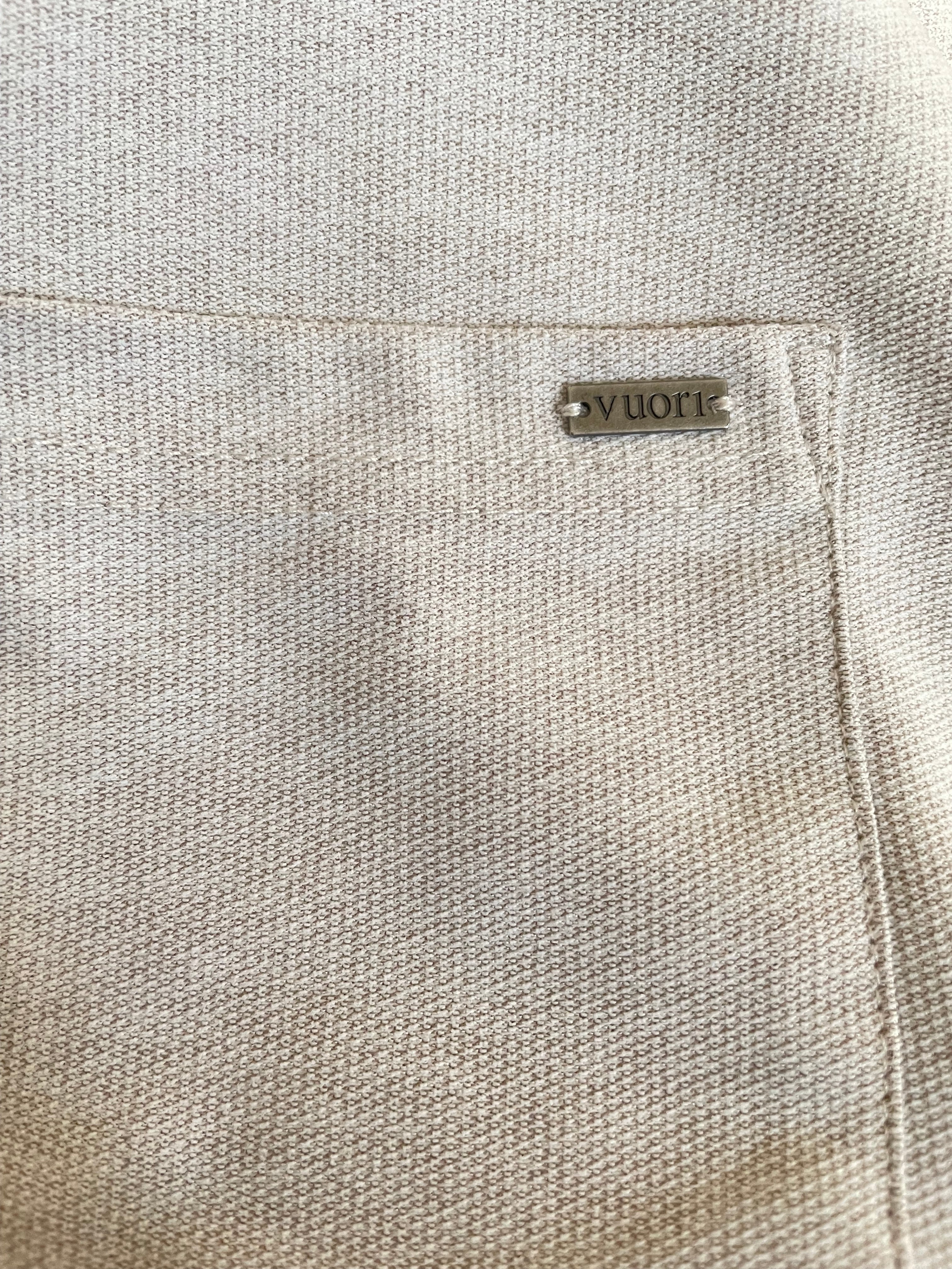 Vuori Men's Ace Polo in Oatmeal (M) - BinxBerry Consignment