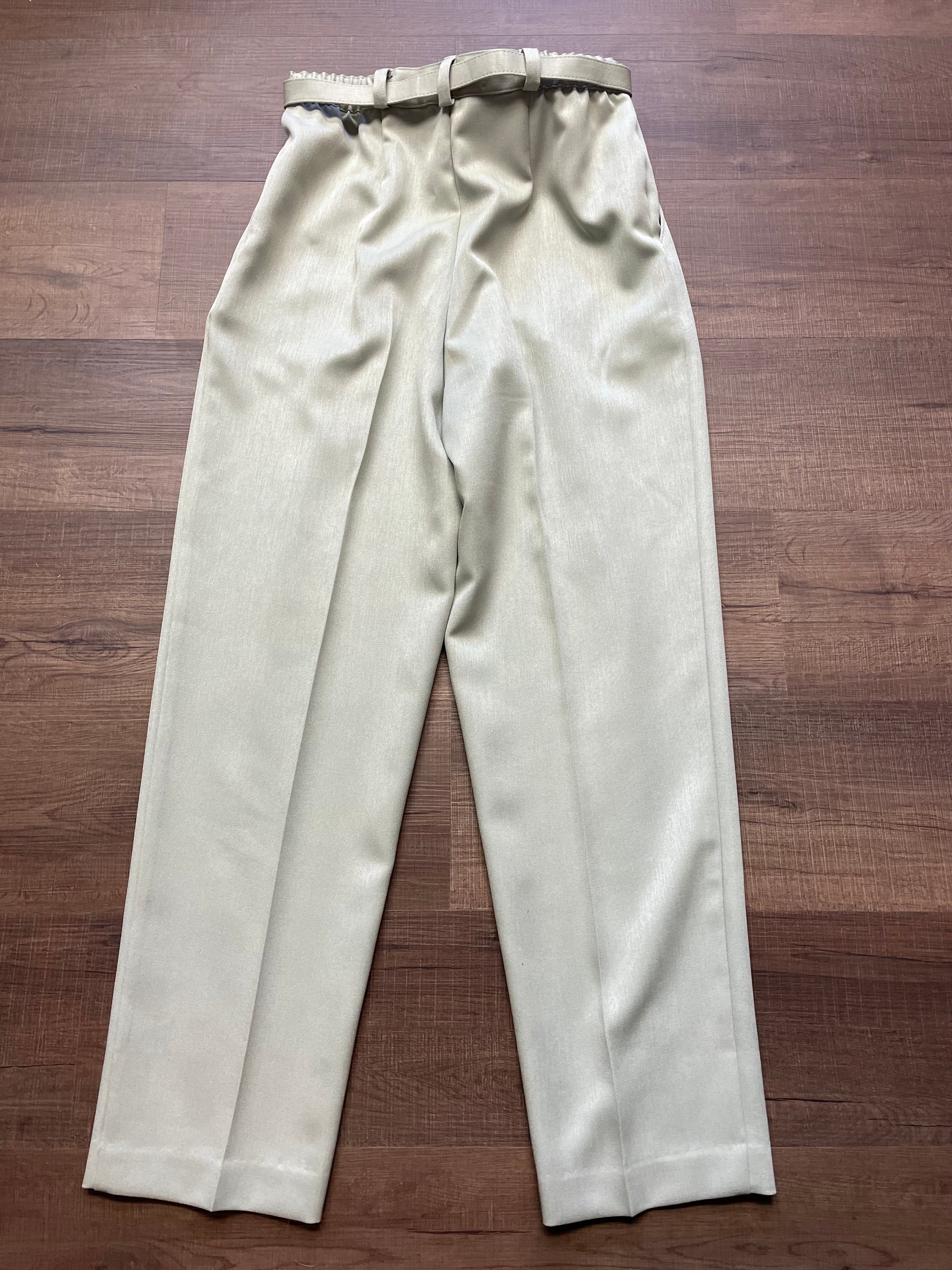 Vintage Preston & York Belted Pants (10)