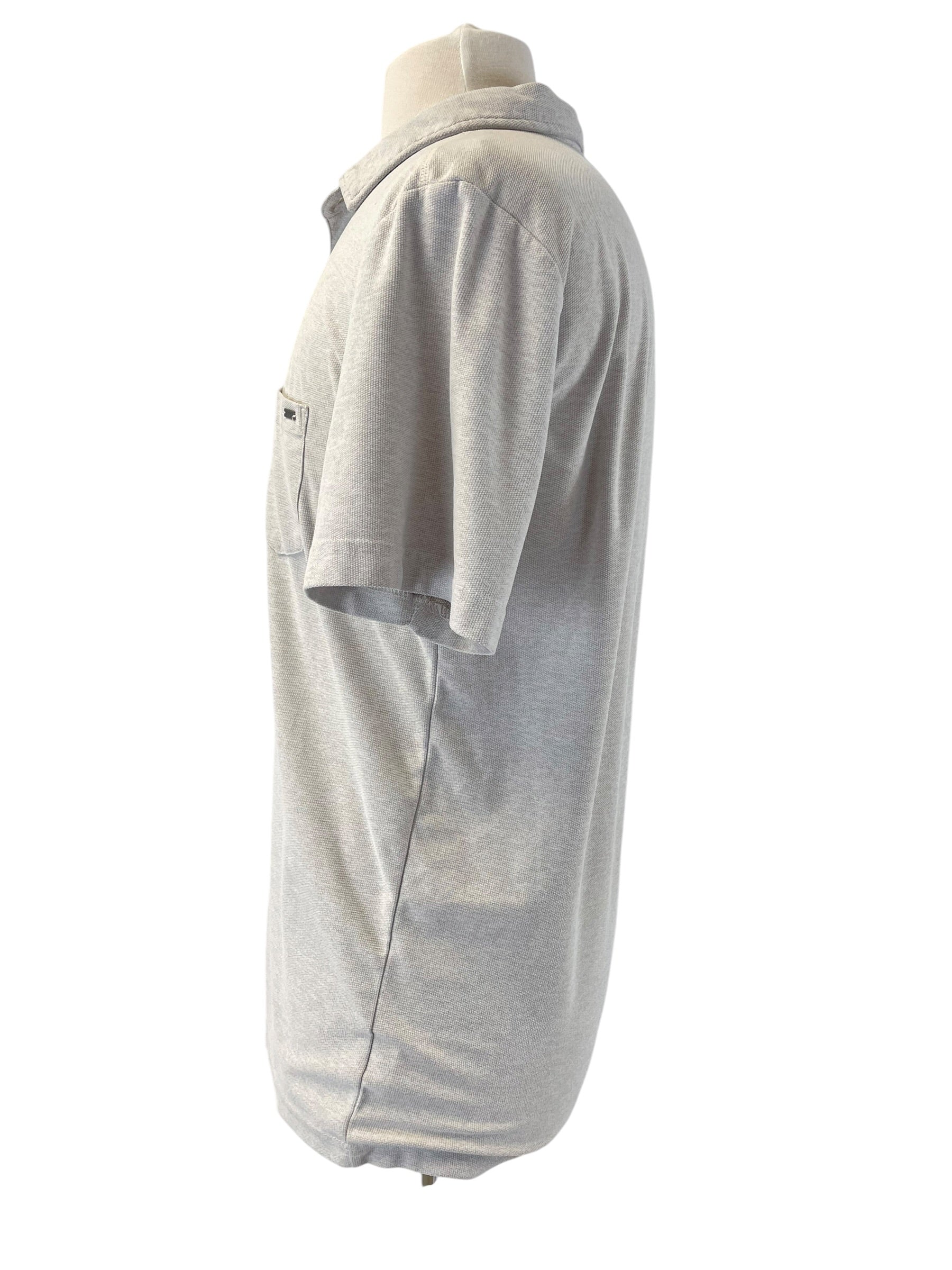 Vuori Men's Ace Polo in Oatmeal (M) - BinxBerry Consignment