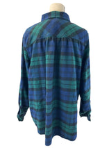Land's End Women's Button Down Flannel (22W) - BinxBerry Consignment