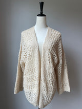 Rag Poets Boho Style Open Front Cardigan (M/L)