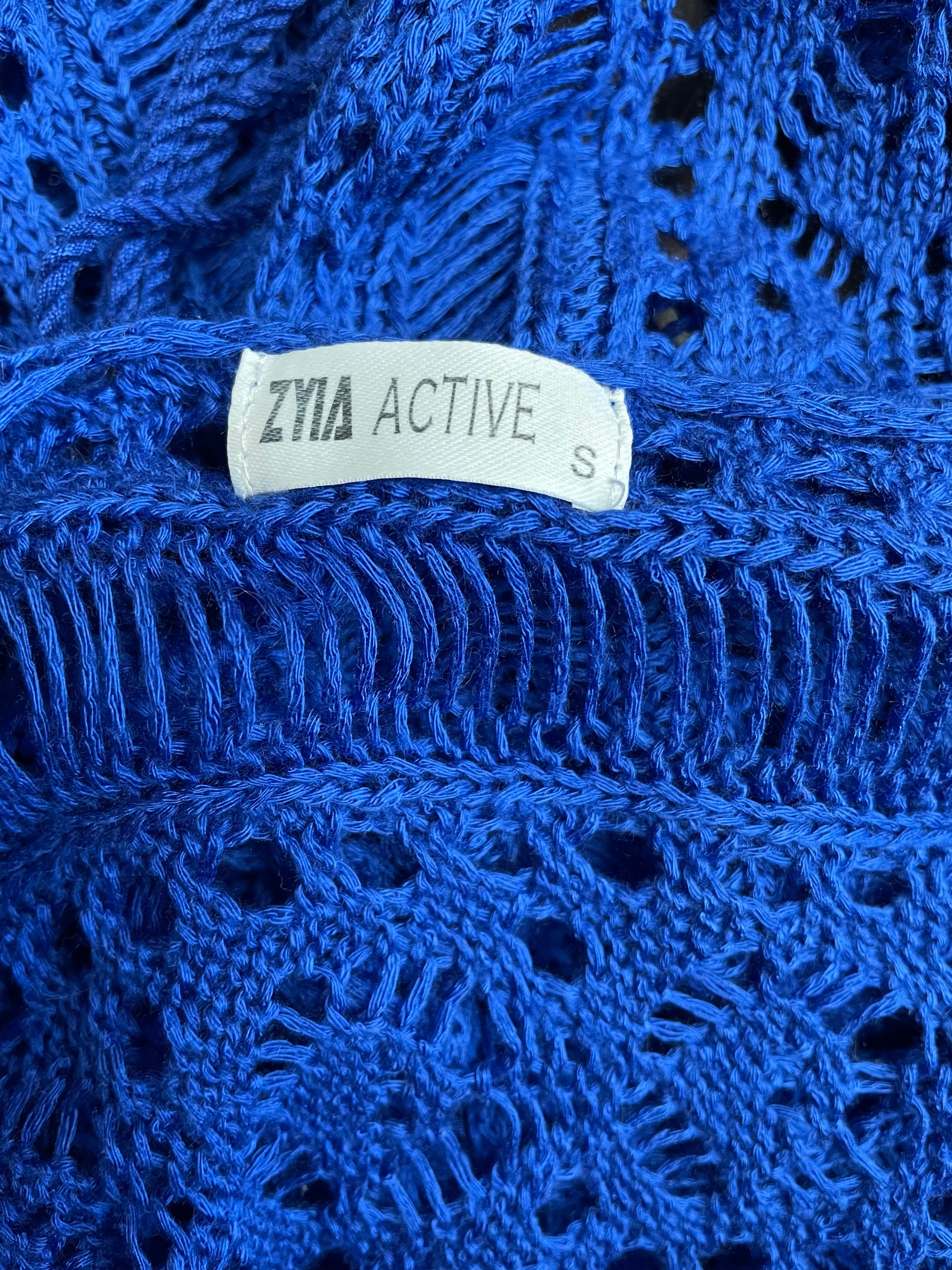 Zyia Active Pacific Blue Knitted Coverup (S)