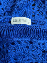 Zyia Active Pacific Blue Knitted Coverup (S)