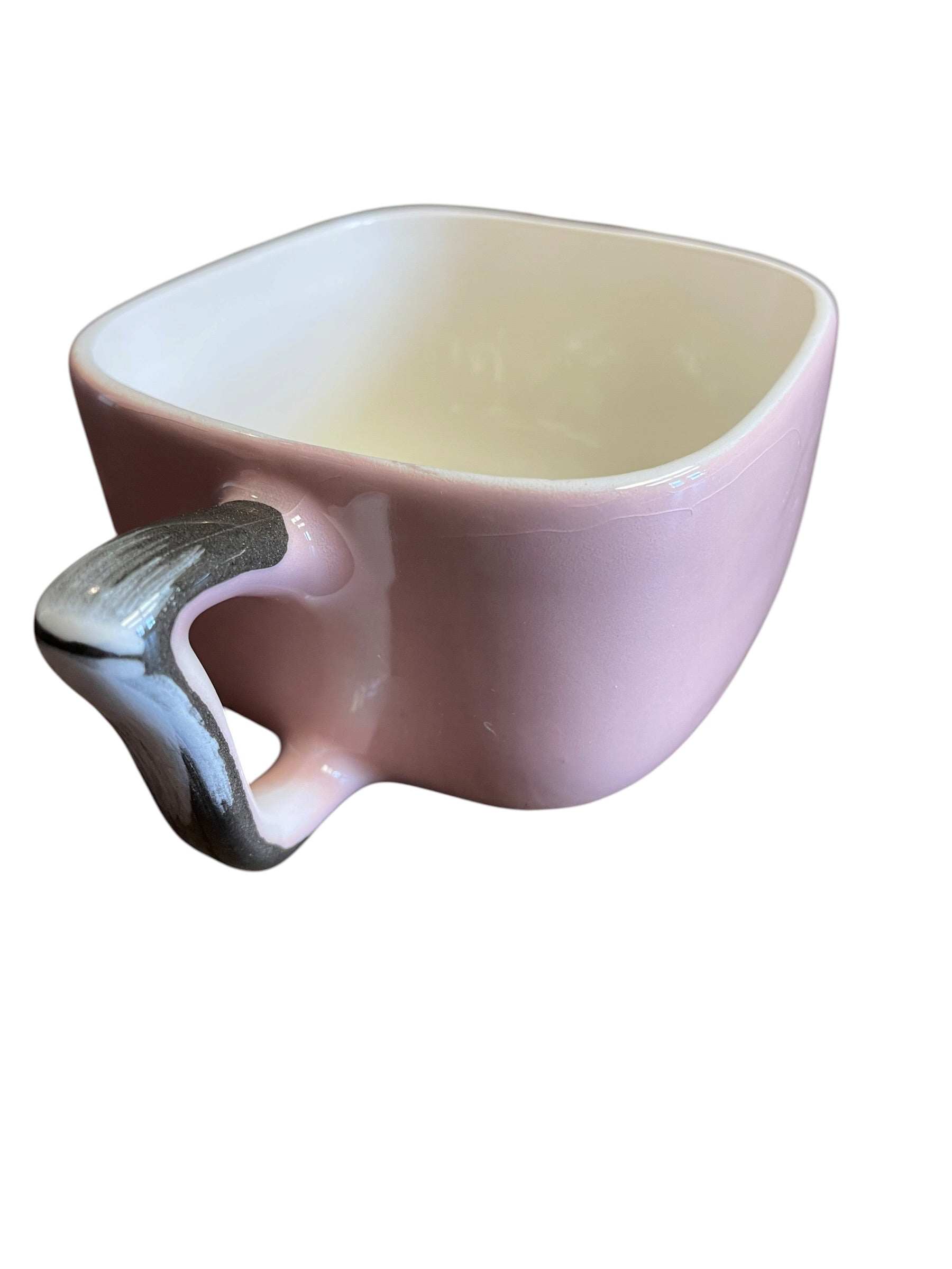 VTG California Pottery Weil Ware 1940s Bambu Pink Teacups (set of 4)