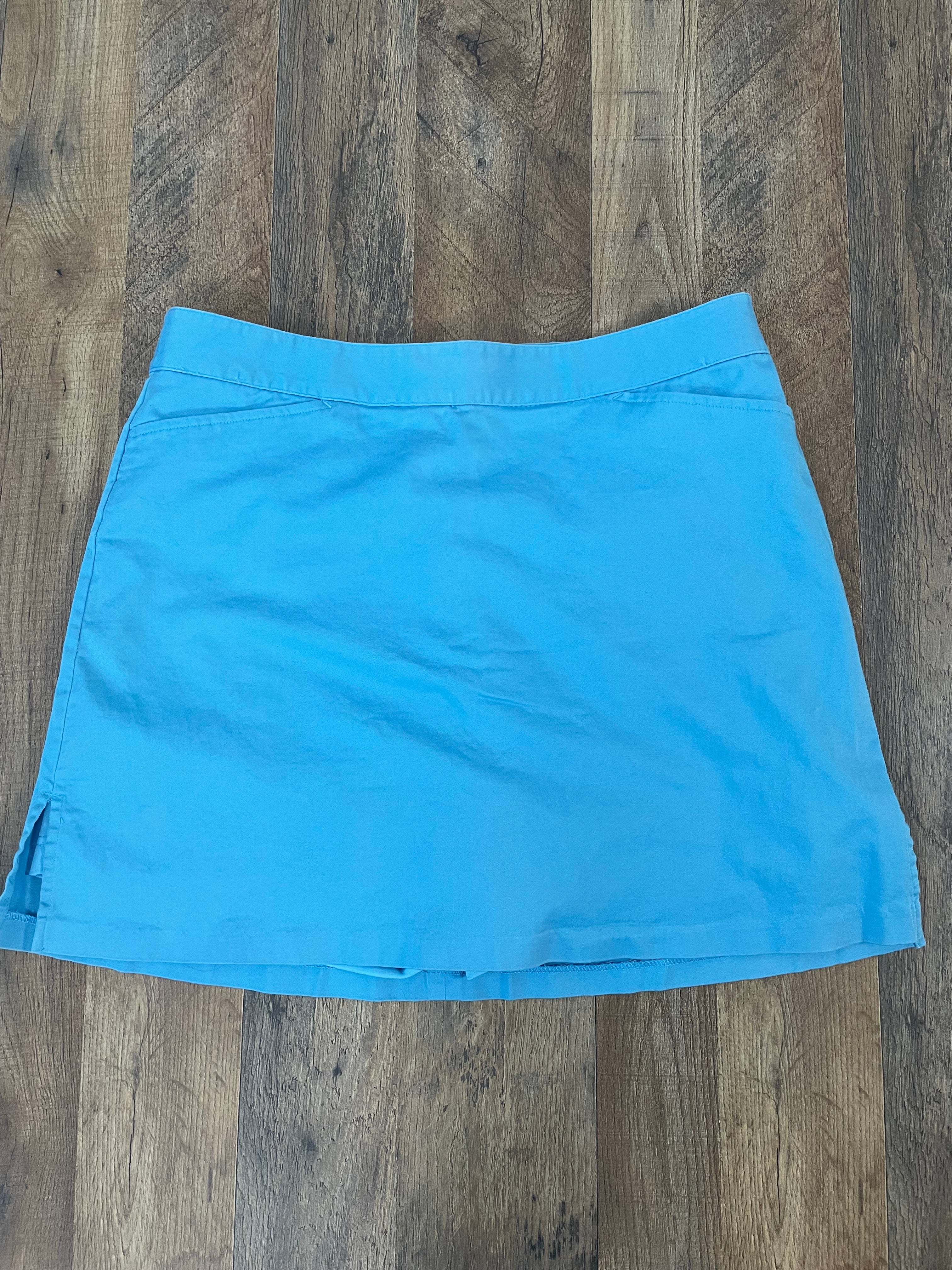 Lady Hagen Solid Blue Golf Skort (10) - BinxBerry Consignment