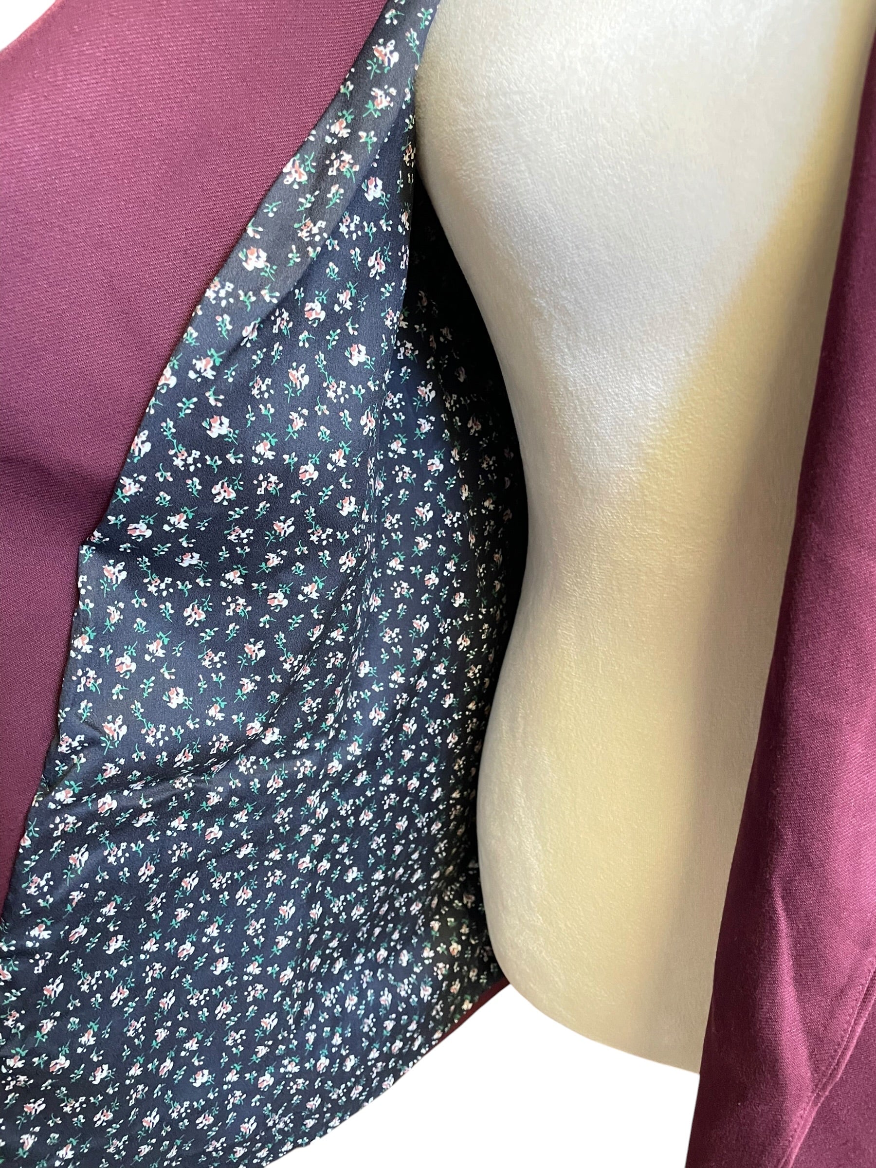 Skies are Blue NWT Stretch Textured Blazer Dark Purple (2X)