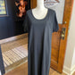 Land's End Knit Shirt Dress with Tie Waist (XL)