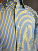 Kenneth Roberts Platinum Men's Striped Button Down (M)