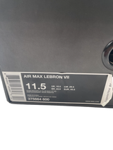 Nike Air Max Lebron VII Team Red/Mtllc Slvr-Blk-HT RD (11.5) - BinxBerry Consignment