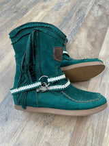 Women's Fashion Fringe Boots (37 EU) - BinxBerry Consignment