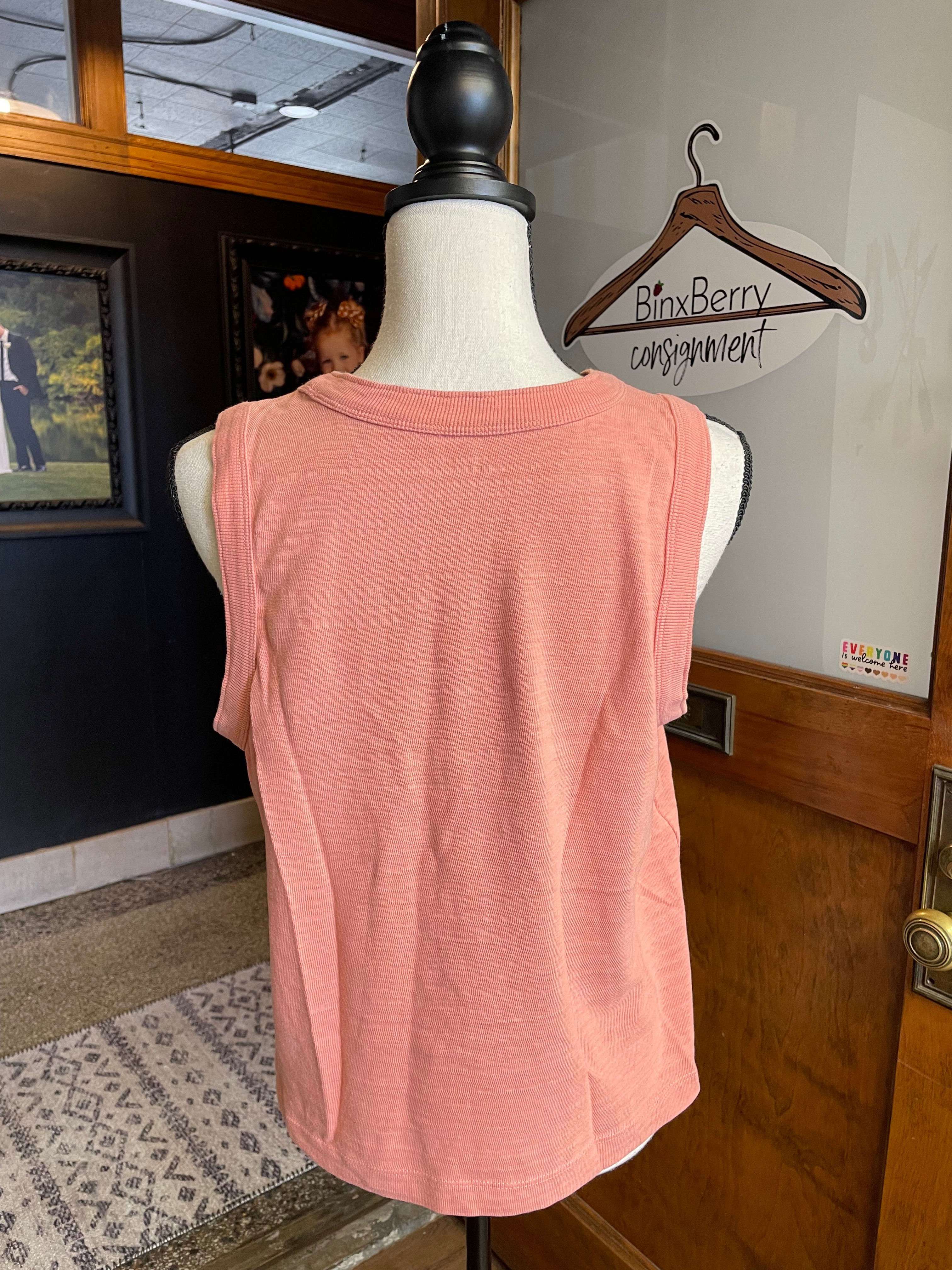 Loft Sleeveless Crewneck Top (M)