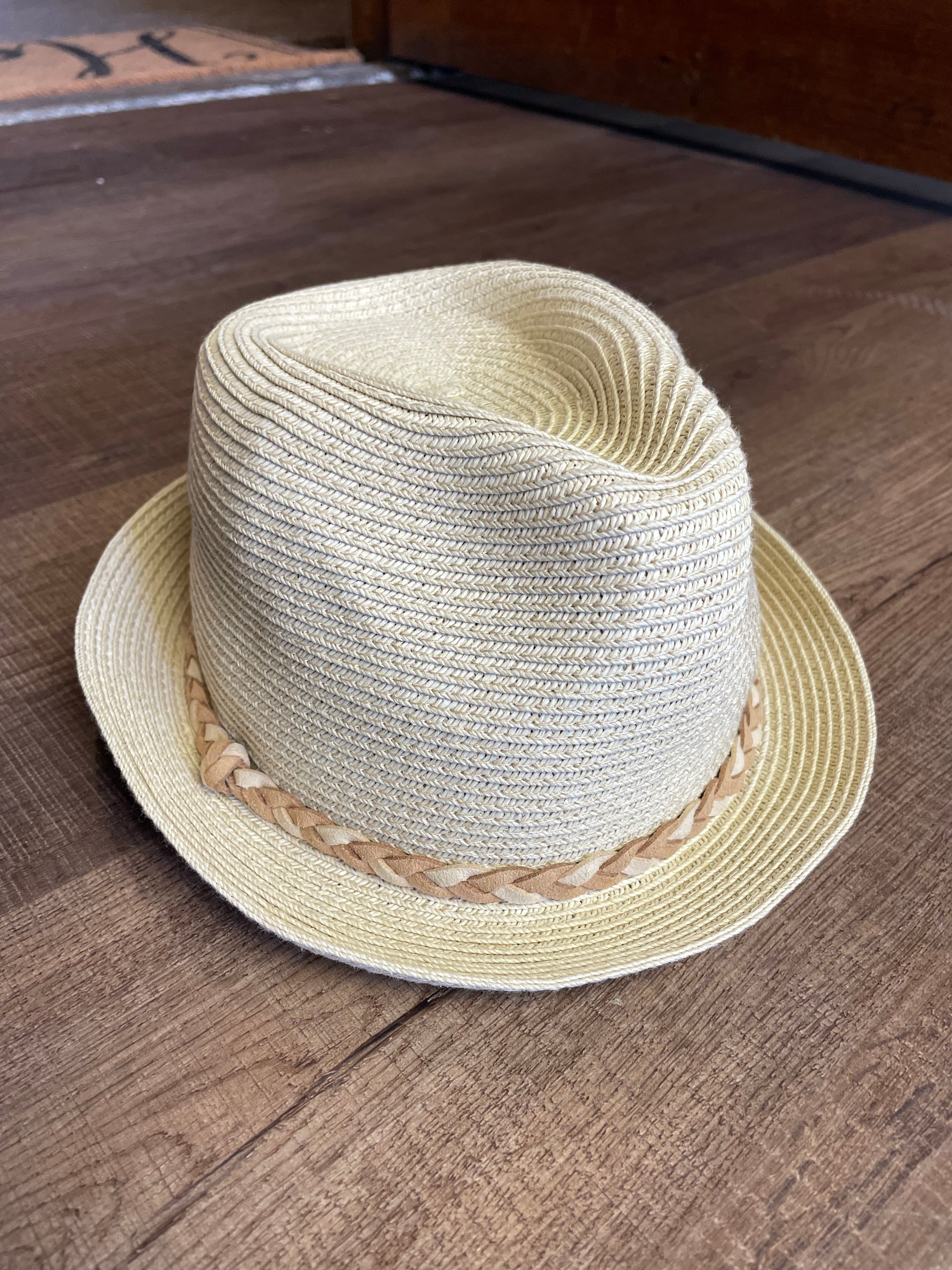 Nine West Straw Women's Fedora Hat - BinxBerry Consignment