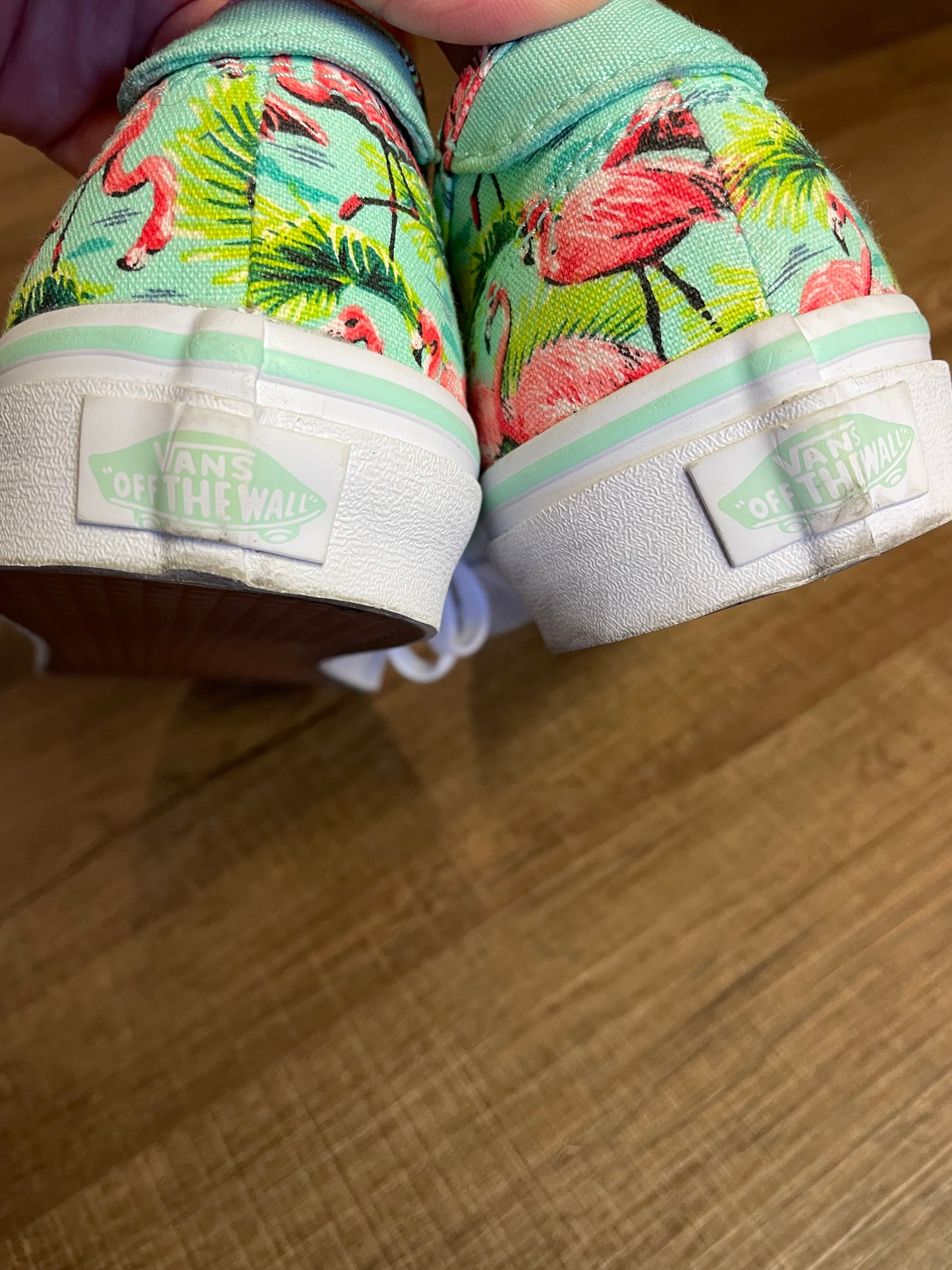 VANS Flamingo Print Women's Shoes (10)