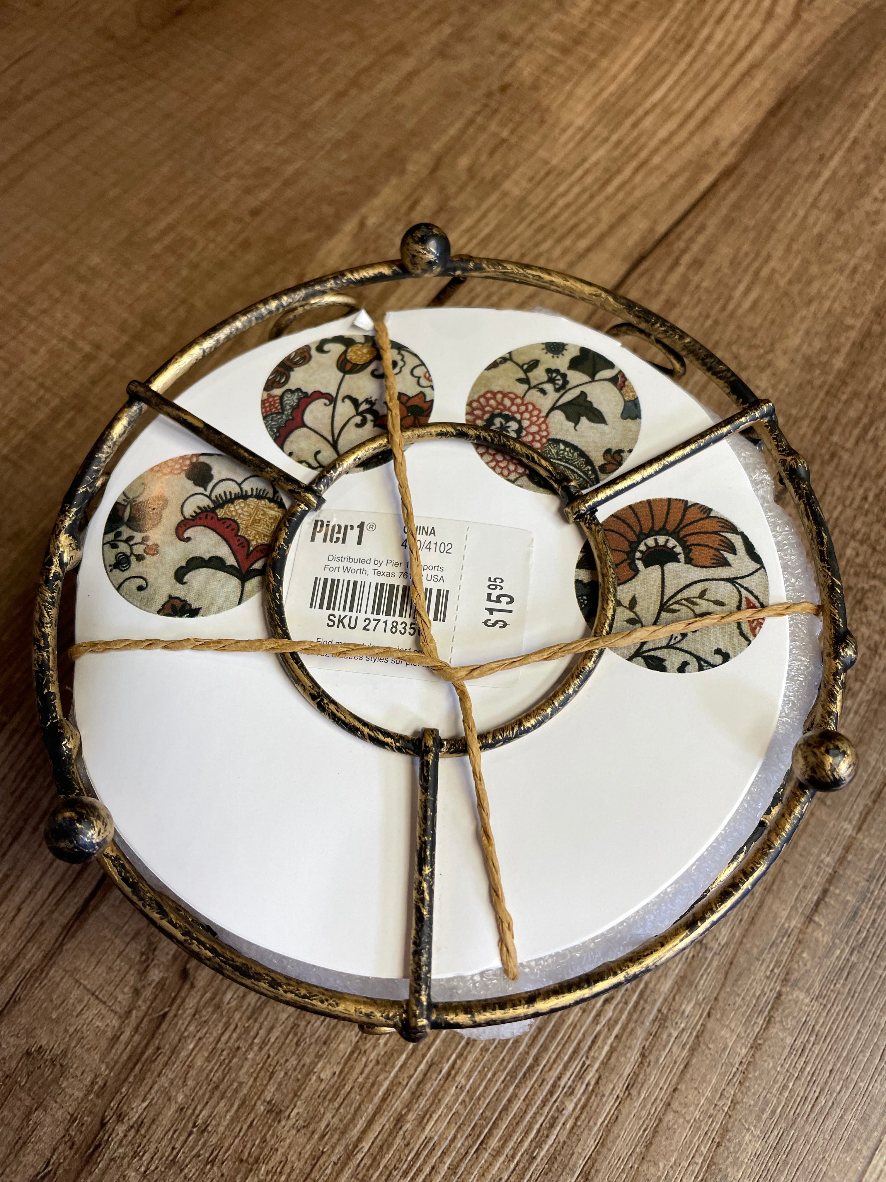 Pier 1 Clay Coasters