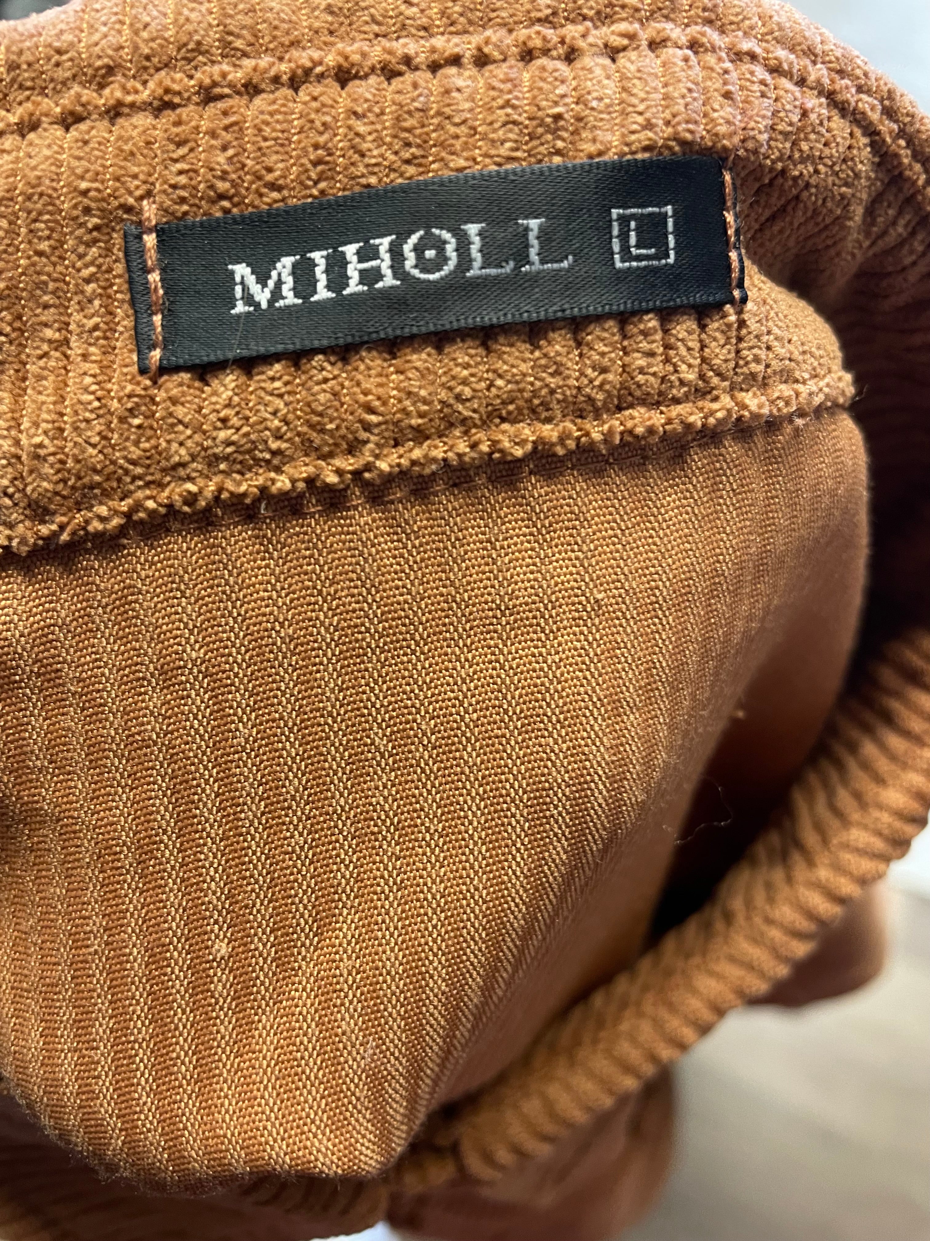 Miholl Women's Corduroy Button Down Shirt (L)