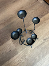 Round Iron Candelabra