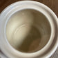 Longaberger Pottery Woven Traditions Ivory Heritage Green Cream & Sugar Set