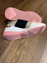 Michael Kors Felix Trainer Tech Canvas Women's Wedge Sneaker (6M)