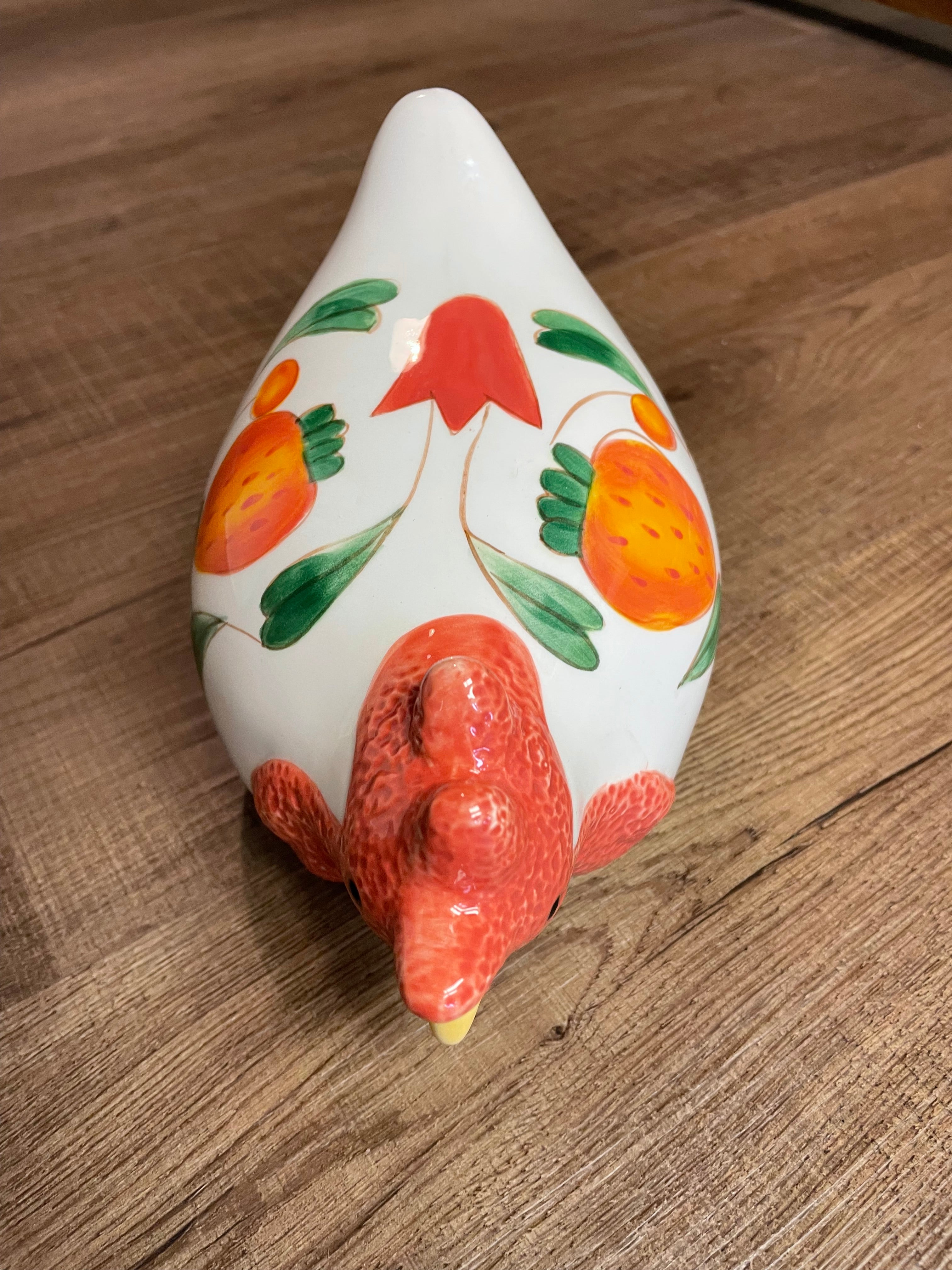 Vintage CBK LTD 1999 Ceramic Hand Painted Chicken