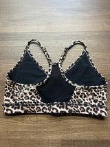 Zyia Active Leopard Brilliant Workout Bra (M)