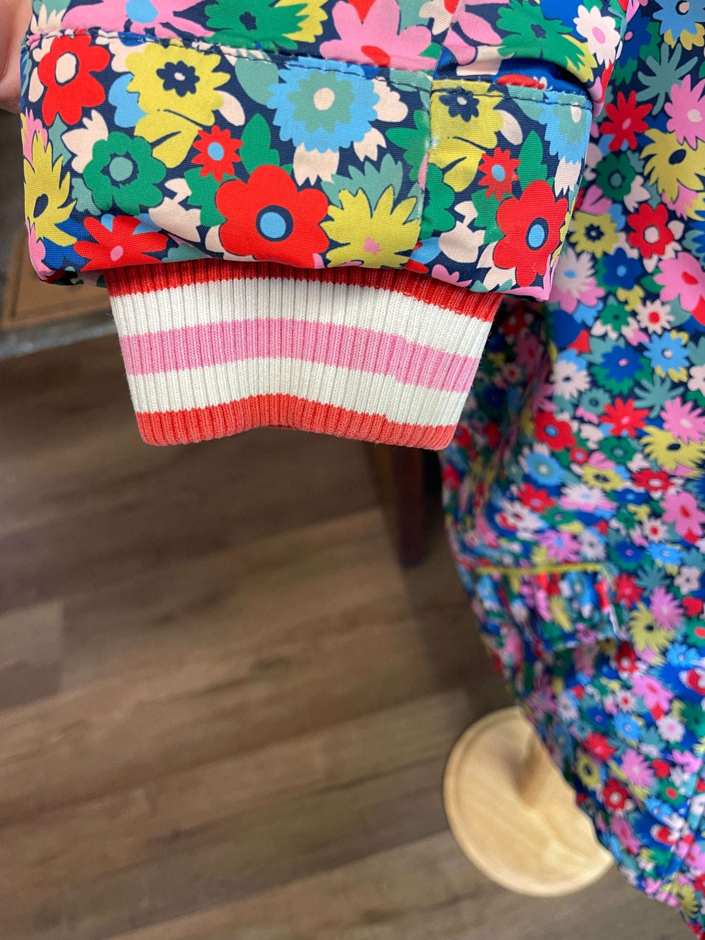 Mini Boden Fleece Lined Girl's Hooded Coat (7-8Y)