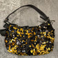 Toby NYC Black & Gold Sequined Handbag