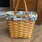 Longaberger Tall Key Basket, Liner & Protector