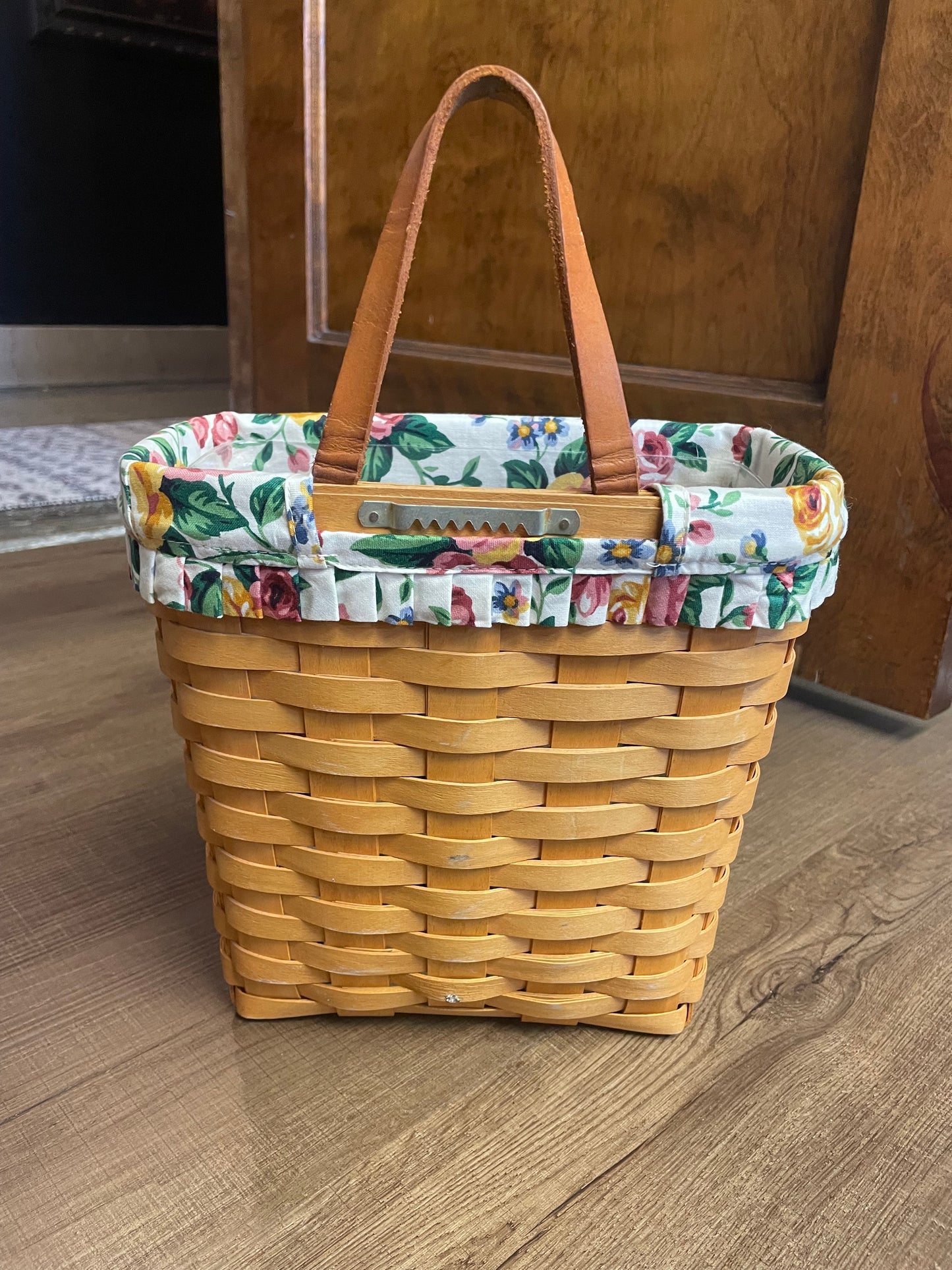 Longaberger Tall Key Basket, Liner & Protector