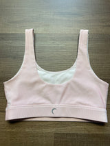 Zyia Active Pink Pinstripe Bra (M)