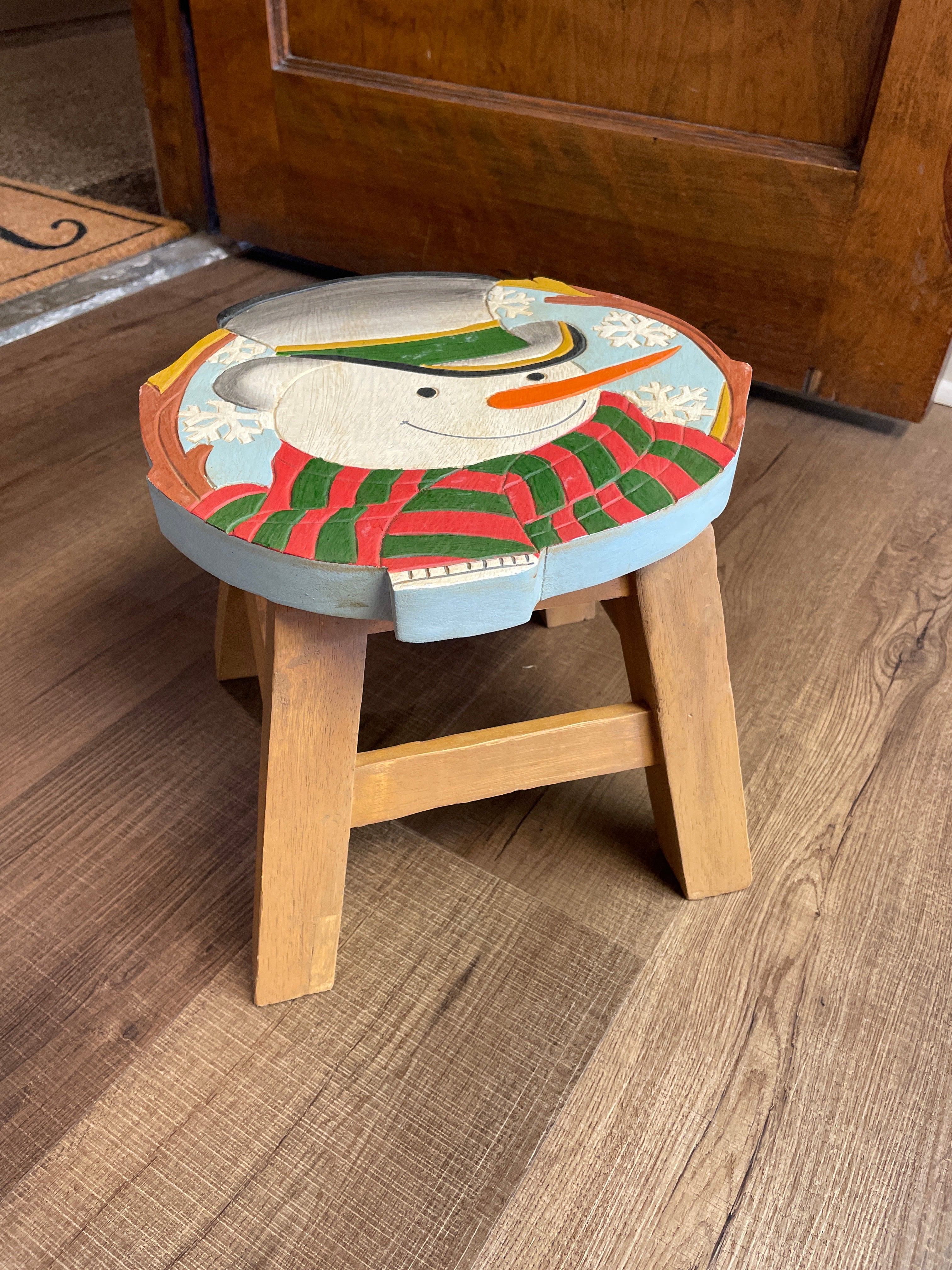Snowman Stool