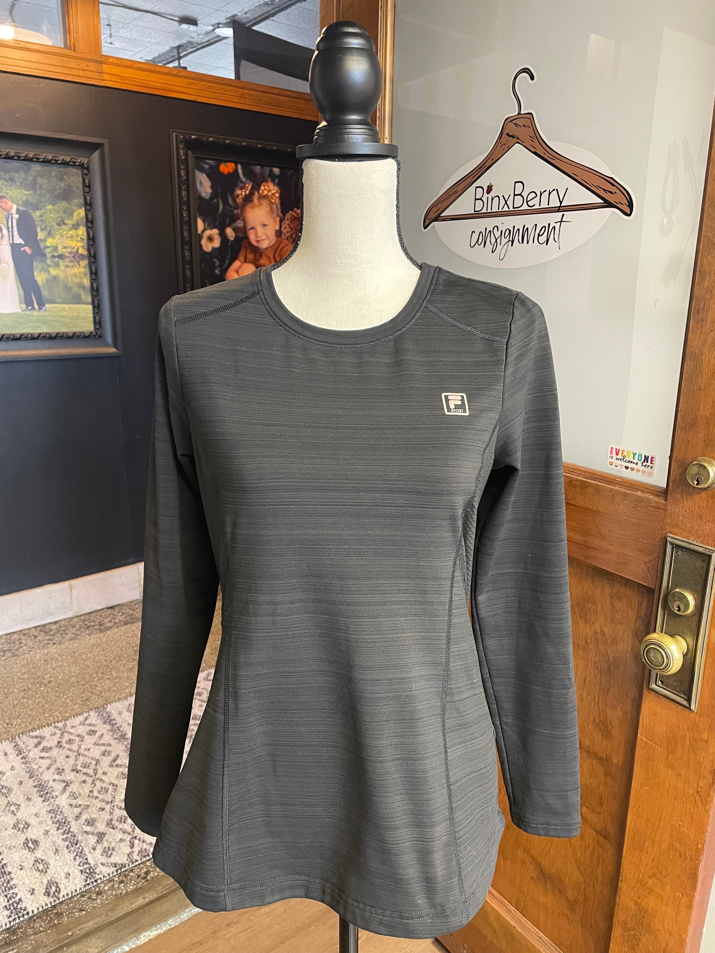 Fila Sport Fleece Lined Long Sleeved Top (M)
