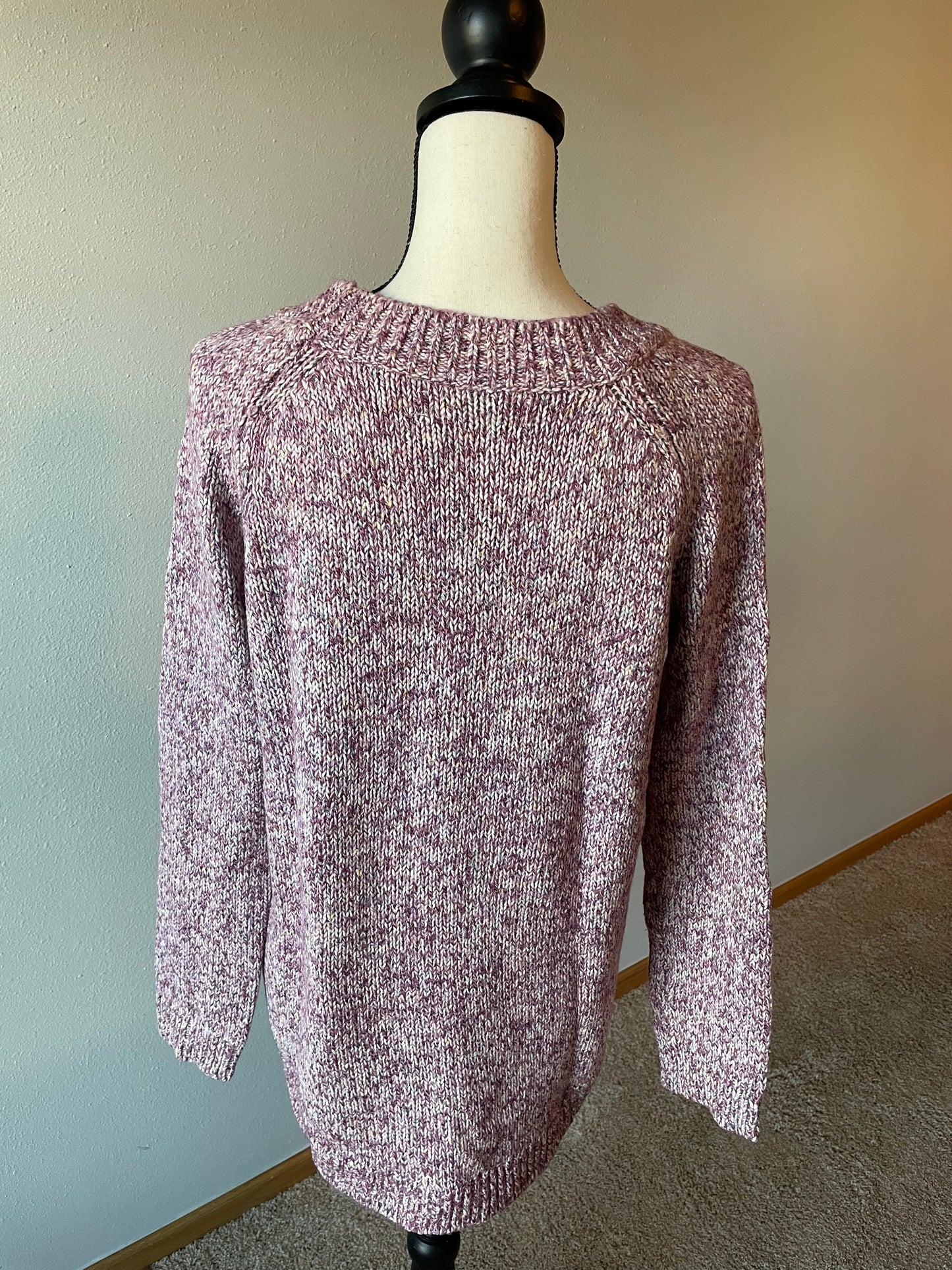 Loft Chunky Pink Sweater (L)