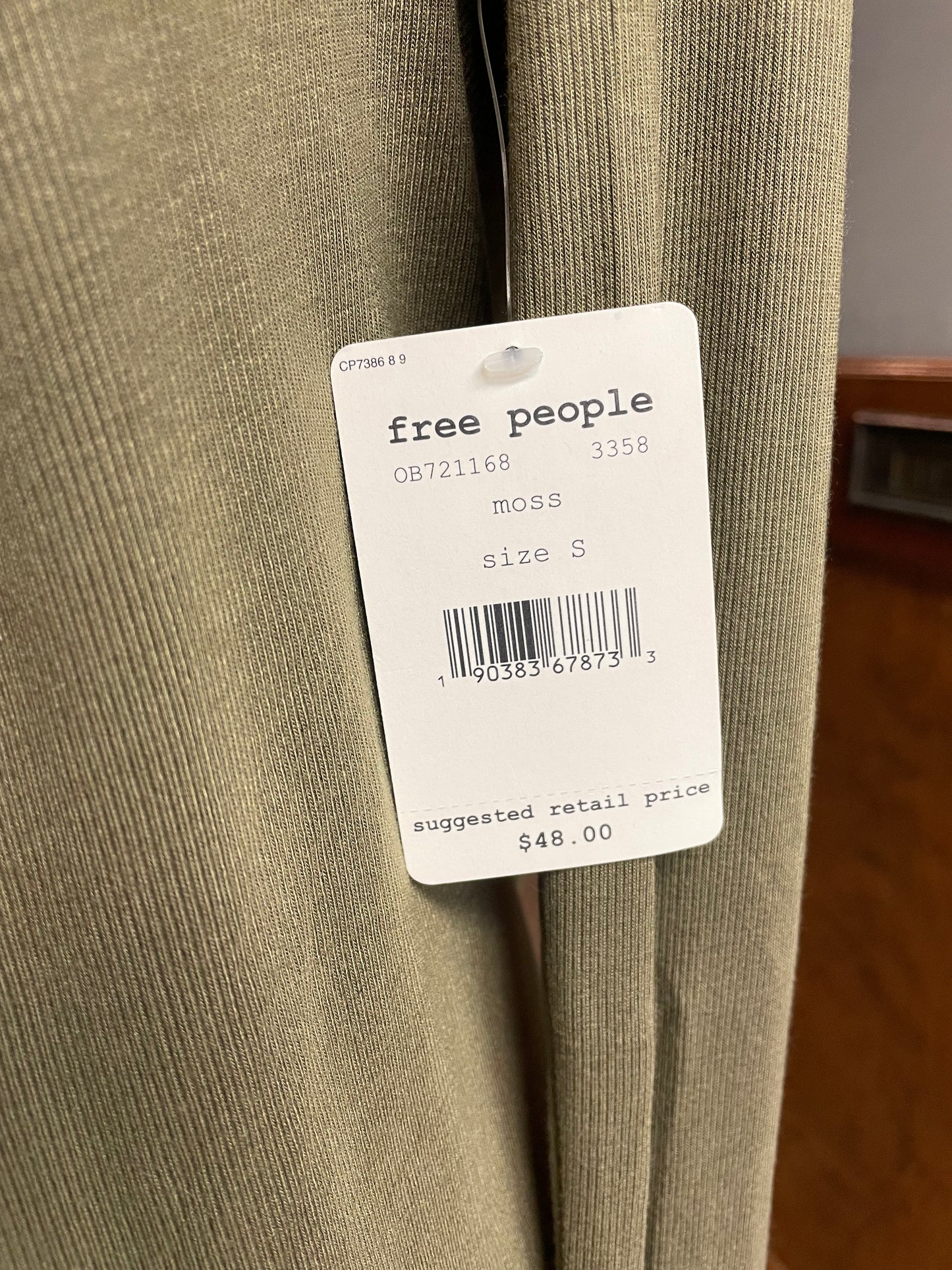Free People NWT Ribbed Top (S)