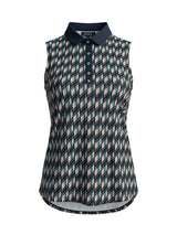 Bad Birdie Women's Vertical Print Sleeveless Top (XL)