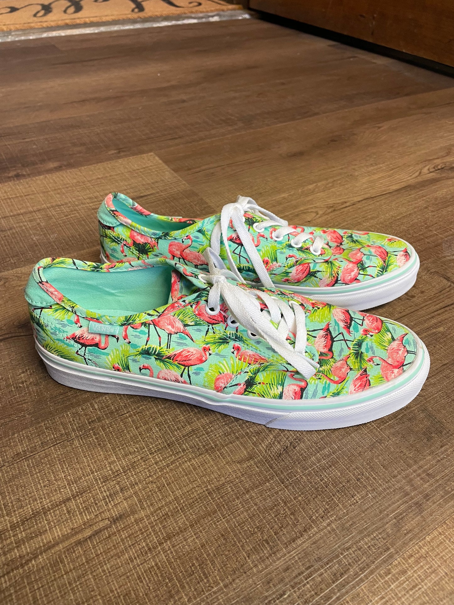 VANS Flamingo Print Women's Shoes (10)